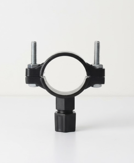 Drain outlet for osmosis systems made of hard black plastic with 1/4 inch sleeve