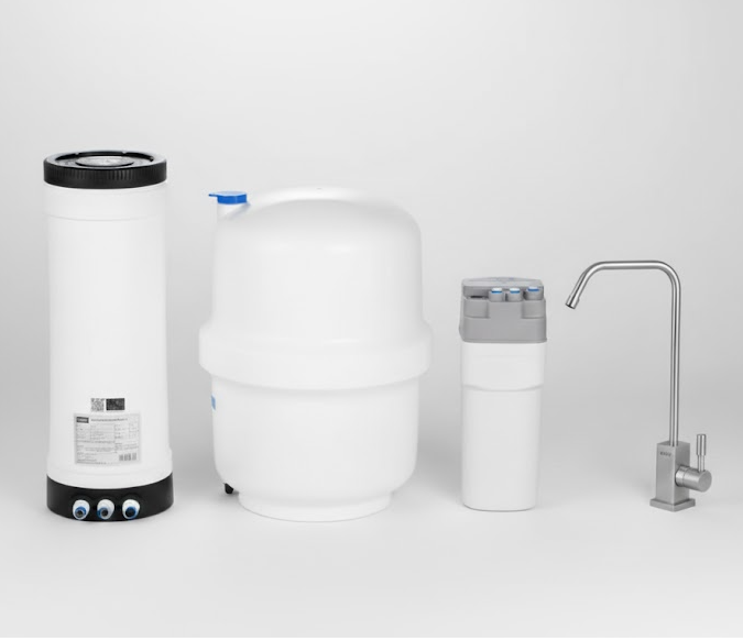 Aqua Peak 190 water filter system components and faucet