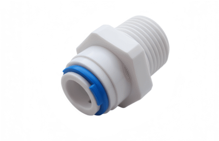 Nipple sleeve 1/2"x3/8" plastic fitting for water filter systems
