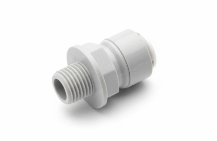 Hard plastic nipple sleeve 3/8 x 3/8 inch for water installations