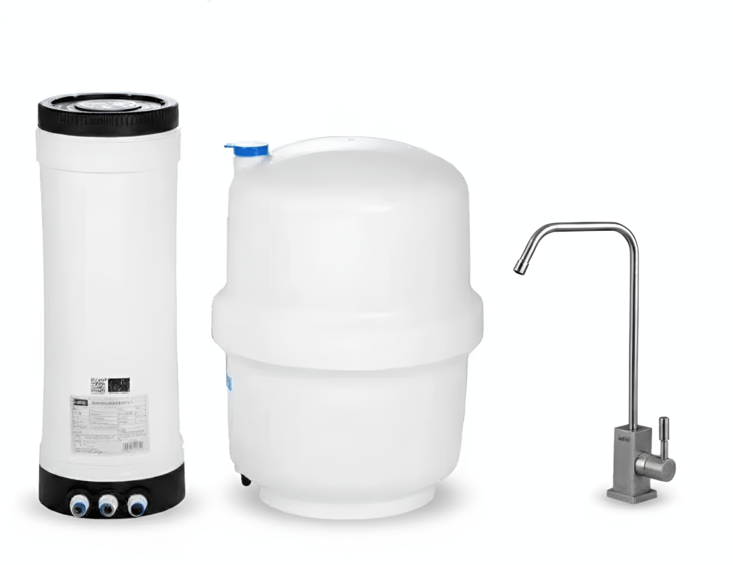 Aqua Peak 190 home water filter system with faucet