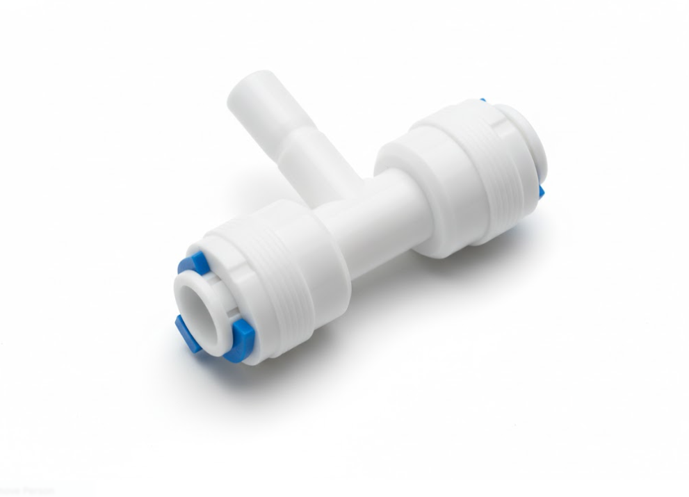 Screenshot 2025-11-03 at 12.54.12 PM Tee Adapter – 1/4″ x 1/4″ x 1/4″ Hård Plast (muffe/nippel/muffe) - Image 1
